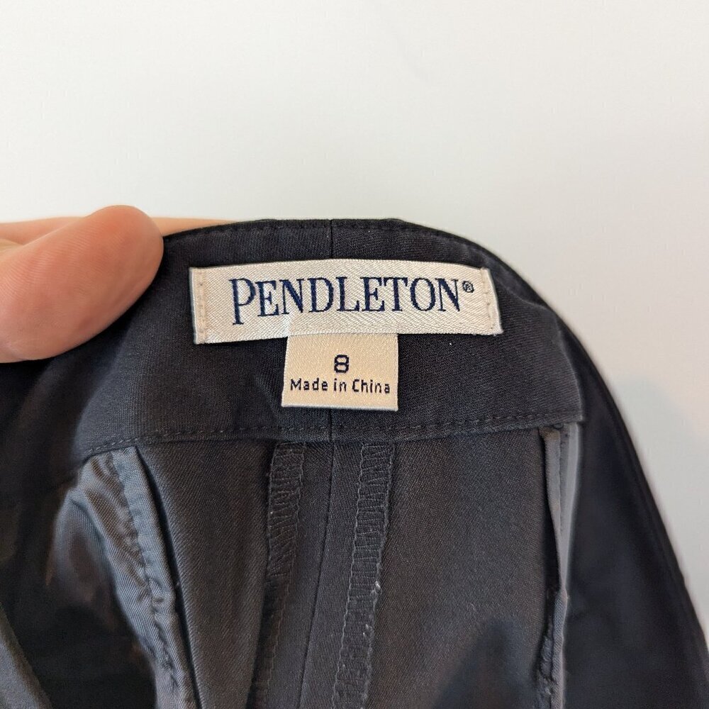 Pendleton Black Dress Pants, Sz 8 - Picture 4 of 6